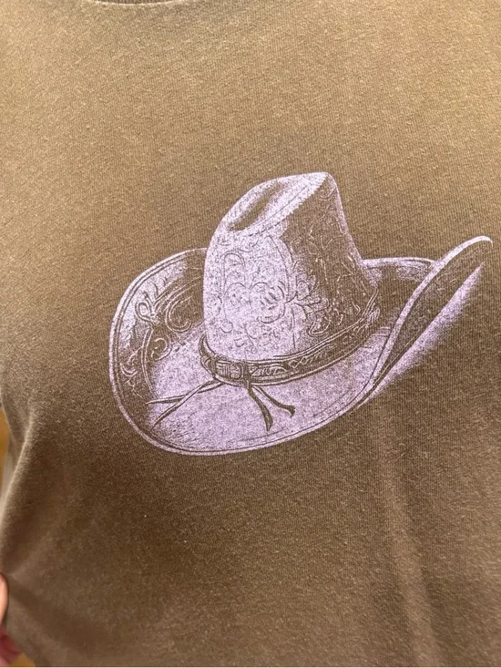 Anthropologie Western Hat Graphic Tee - Picture 6 of 7